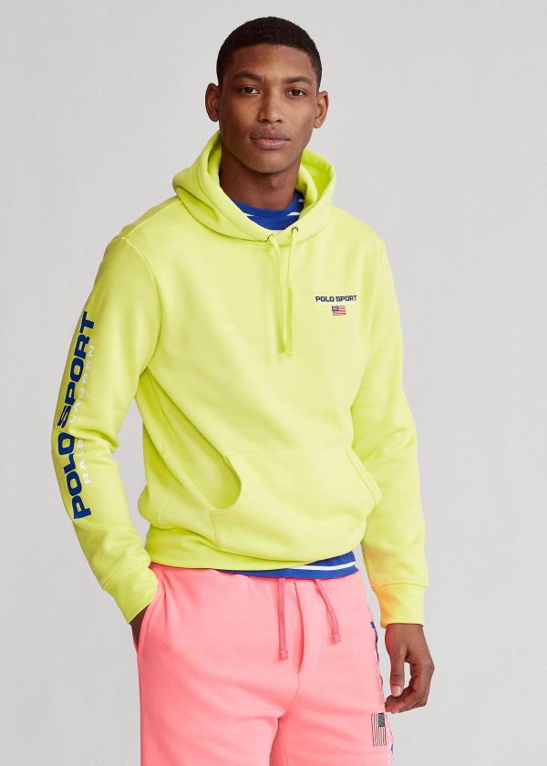 Sudaderas Con Capucha Polo Ralph Lauren Hombre Verdes Claro - Polo Sport Fleece - RMPLZ2853